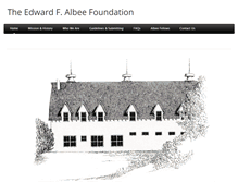 Tablet Screenshot of albeefoundation.org